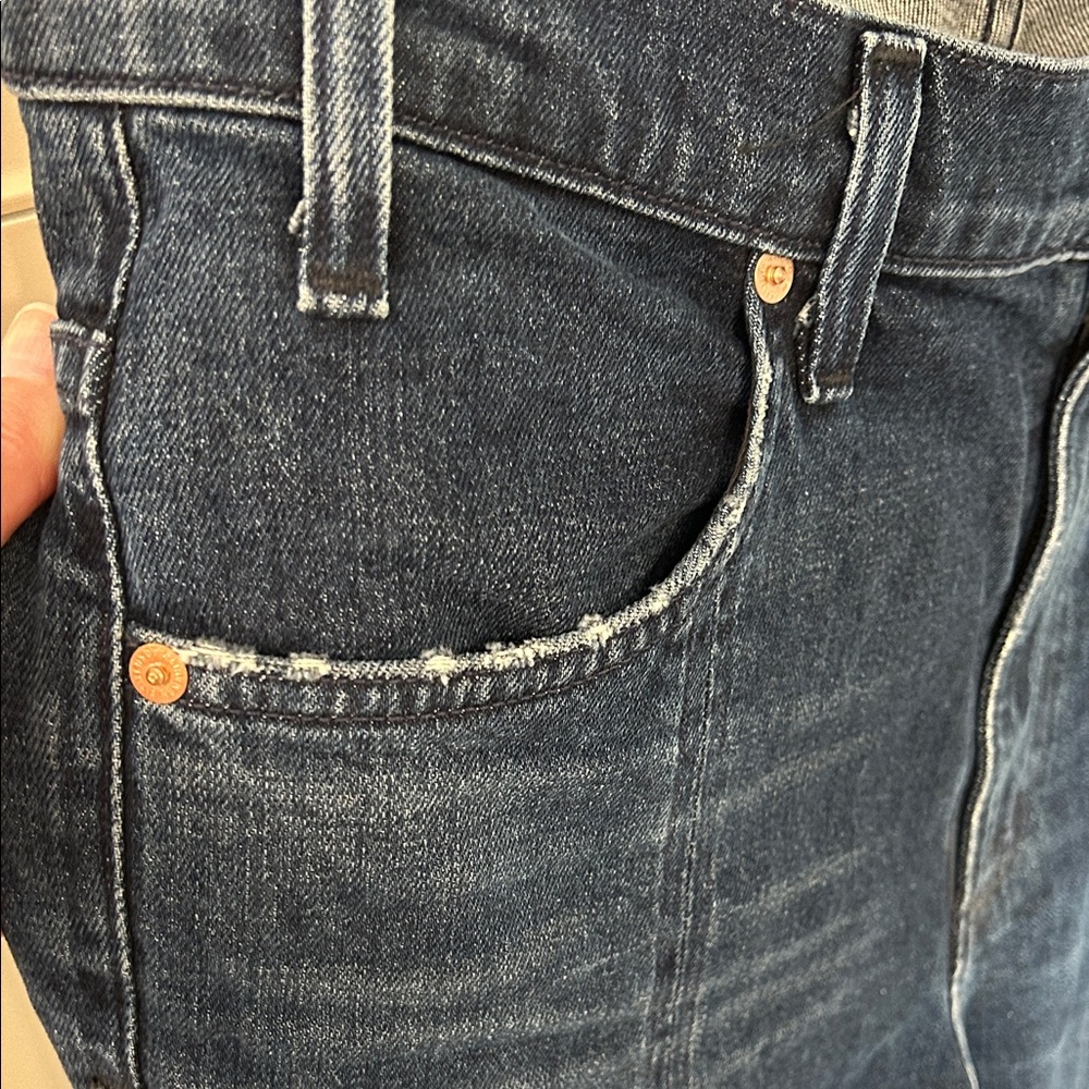Hailey Flare Split hem dark wash jeans NWT - Picture 12 of 16